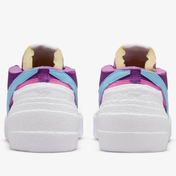 ๐ฅ๐ฅ๐ฅ Like New NIKE SACAI KAWS Blazer Low Purple Dusk Unisex Sneakers ๐ฅ๐ฅ๐ฅ - Picture 9 of 17